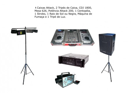 KIT 02 SOM E ILUMINAÇÃO